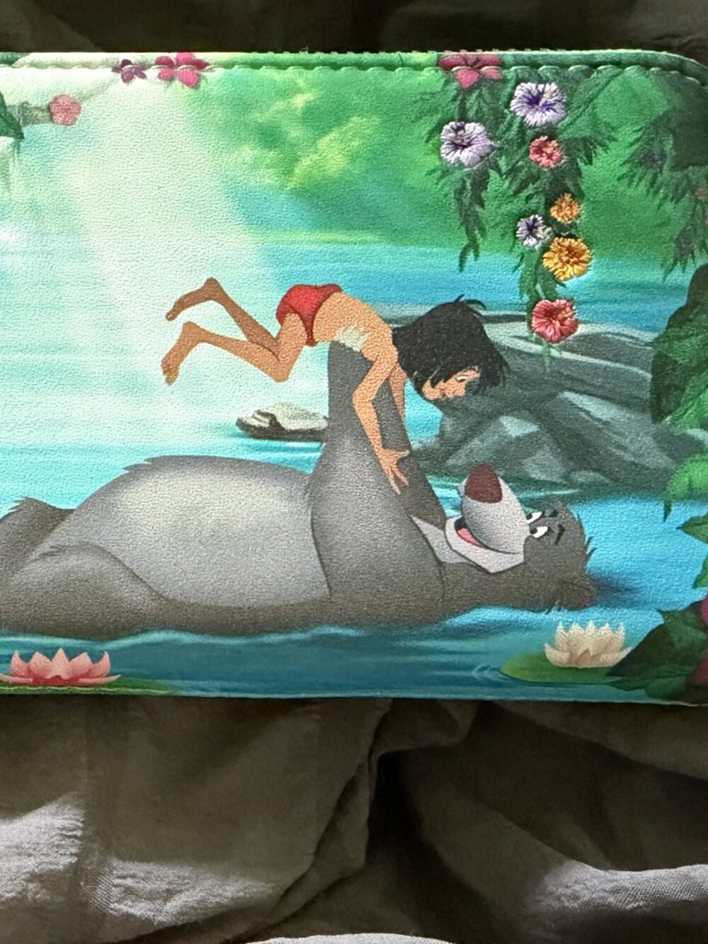 Disney Jungle Book Bare Necessities Zip Around Loungefly Wallet